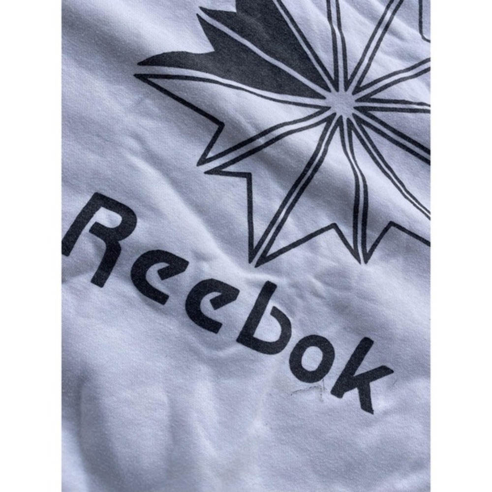 Vintage GAP Sport Sweatshirt Mens XL White Reebok Graphic Pullover Fleece 90s - Picture 3 of 10